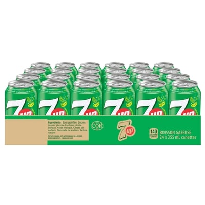 7 UP Boisson gazeuse citron-lime 24x355.0 ml, 0,18 $/100ml