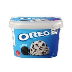 Christie Dessert glacé, vanille avec morceaux d’OREO 1.5 l, 0,47 $/100ml