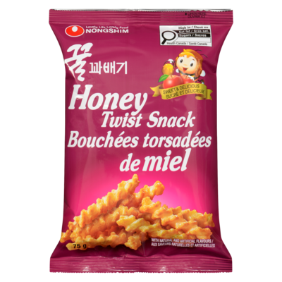 Nong Shim Honey Twist Snack 75 g, $1.72/100g