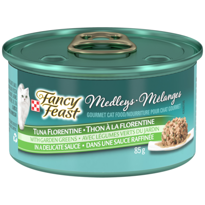 Purina Fancy Feast Medleys Thon à la Florentine, Nourriture Humide pour Chats 85 g 85 g, 1,52 $/100g