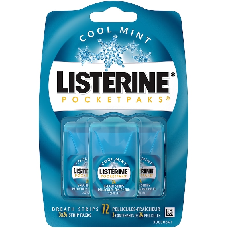Listerine Pocketpaks Cool Mint Breath Strips - 72 ea | Atlantic