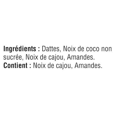 Barres énergétique aux fruits et aux noix crème à la noix de coco