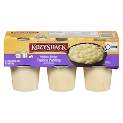 Kozy Shack Tapioca Pudding Cups 6x113.0 g, $0.88/100g