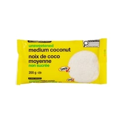Sans Nom Noix de coco moyenne non sucrée 200 g, 1,25 $/100g