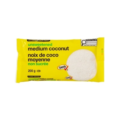 Sans Nom Noix de coco moyenne non sucrée 200 g, 2,00 $/100g