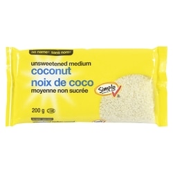 Sans Nom Noix de coco moyenne non sucrée  200 g, 1,25 $/100g