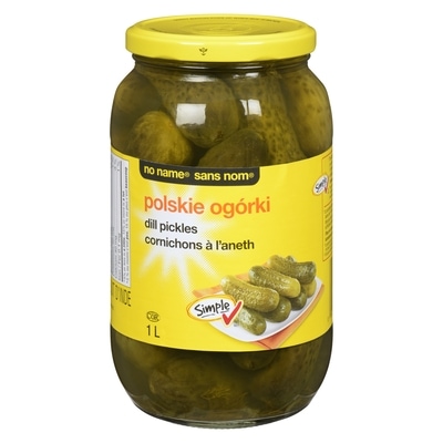 Sans Nom Polskie ogorki cornichons 1 l, 0,55 $/100ml