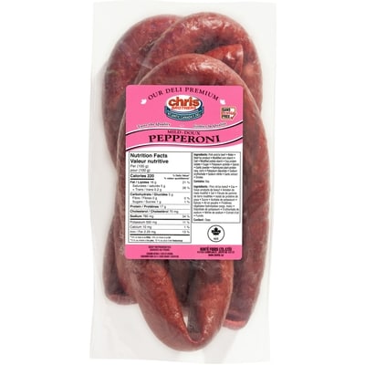 Chris Brothers Mild Pepperoni $24.90/1kg $11.30/1lb