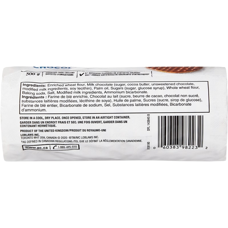 Milk Chocolate Covered Digestive Biscuits