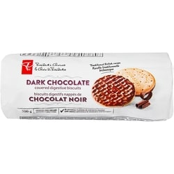le Choix du Président Biscuits Digestifs Nappés De Chocolat Noir 300 g, 1,10 $/100g