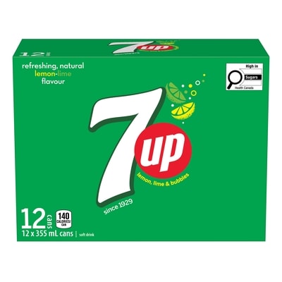 7Up Soda 12x355.0 ml, $0.21/100ml