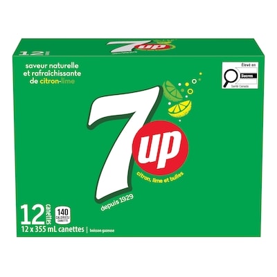 7 UP Boissons gazeuses 12x355.0 ml, 0,21 $/100ml
