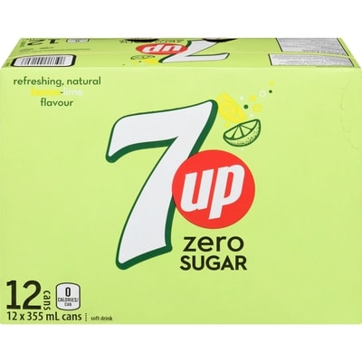 7Up Zero Soda 12x355.0 ml, $0.18/100ml