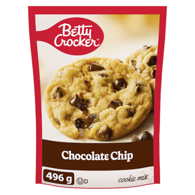 Betty Crocker Cookie Mix, Chocolate Chip, 22 Servings 496 g, $0.91/100g