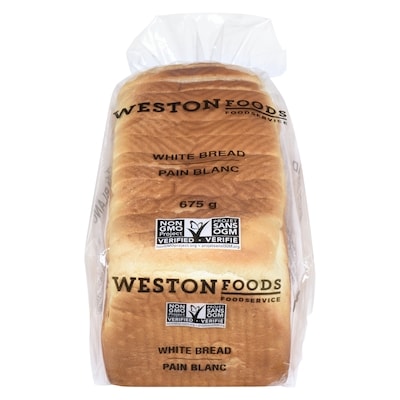 Weston Pain blanc 675 g, 0,34 $/100g