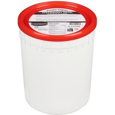Chapman’s Yogourt glacé tourbillon aux fraises 11.4 l, 0,31 $/100ml