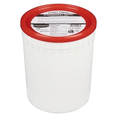 Chapman’s Yogourt glacé tourbillon aux fraises 11.4 l, 0,31 $/100ml