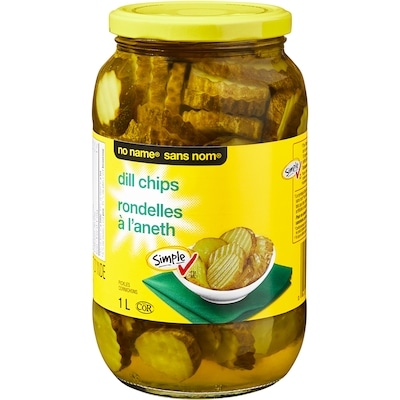 Sans Nom Cornichons à l’aneth en rondelles 1 l, 0,55 $/100ml