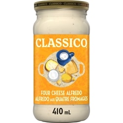 Classico Four Cheese Alfredo Spaghetti Pasta Sauce 410 ml, $0.80/100ml