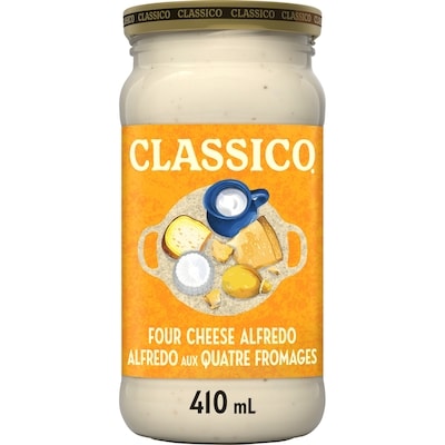 Classico Four Cheese Alfredo Spaghetti Pasta Sauce 410 ml, $1.22/100ml