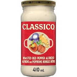 Classico Roasted Red Pepper Alfredo Pasta Sauce 410 ml, $0.80/100ml