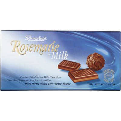 Schmerlings Rosemarie Milk Bar 100 g, $7.00/100g