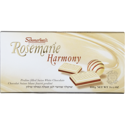 Schmerlings Rosemarie Harmony White Chocolate 100 g, $7.00/100g