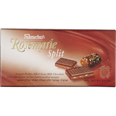 Schmerlings Rosemarie Split Milk 100 g, $7.00/100g