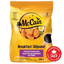 McCain Potato Pancakes 600 g, $1.00/100g