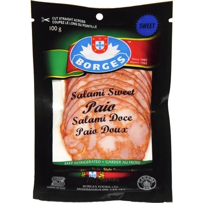 Borges Sweet Salami $15.57/1kg $7.06/1lb