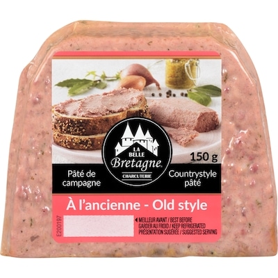 La Belle Bretagne Glazed Countrystyle Pâté, Old Style 150 g, $3.33/100g