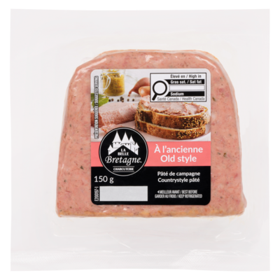 La Belle Bretagne Pâté de campagne glacé, style ancien 150 g, 3,33 $/100g