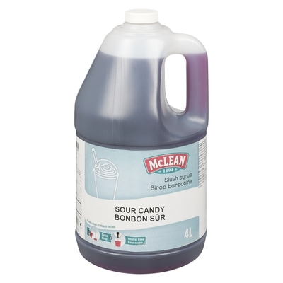Mclean Slush Syrup Sour Candy 4 l, $0.67/100ml