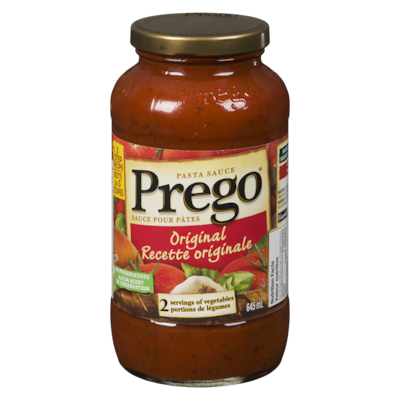 Prego Pasta Sauce, Original 645 ml, $0.54/100ml