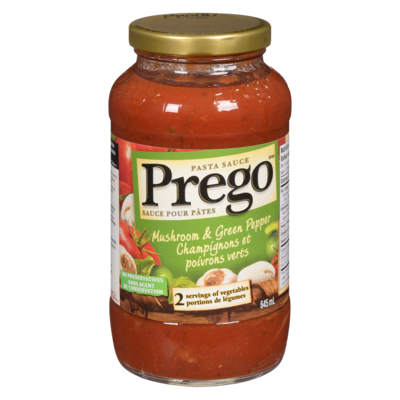 Prego Pasta Sauce, Mushroom & Green Pepper 645 ml, $0.70/100ml