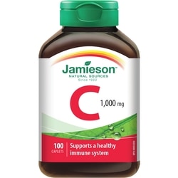Jamieson Vitamin C Caplets 1,000 mg 100 ea, $0.18/1ea