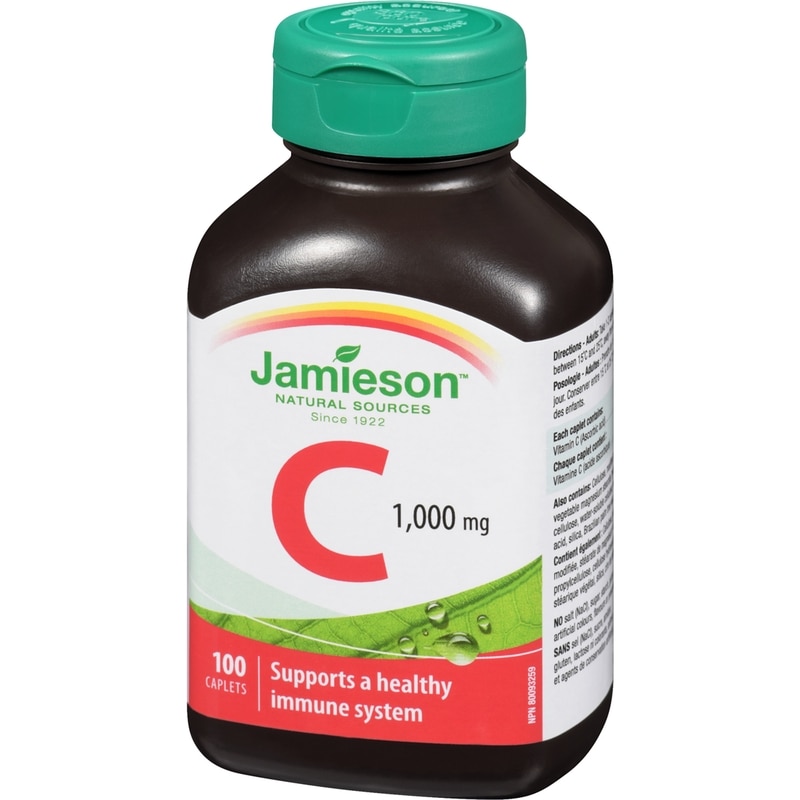 Vitamin C Caplets 1,000 mg