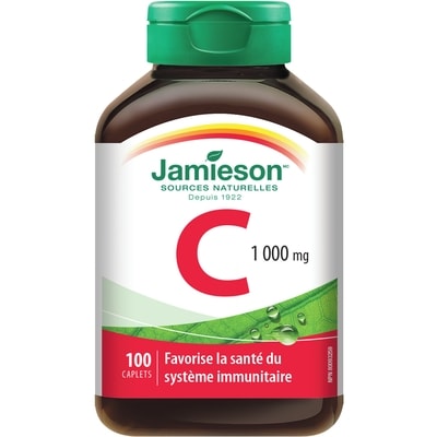 Jamieson Caplets de vitamine C 1000 mg 100 ea, 0,11 $/1ch