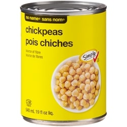 No Name Chickpeas 540 ml, $0.28/100ml