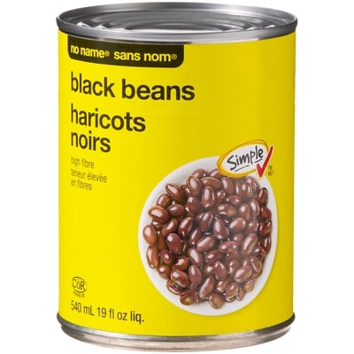 No Name Black Beans 540 ml, $0.33/100ml