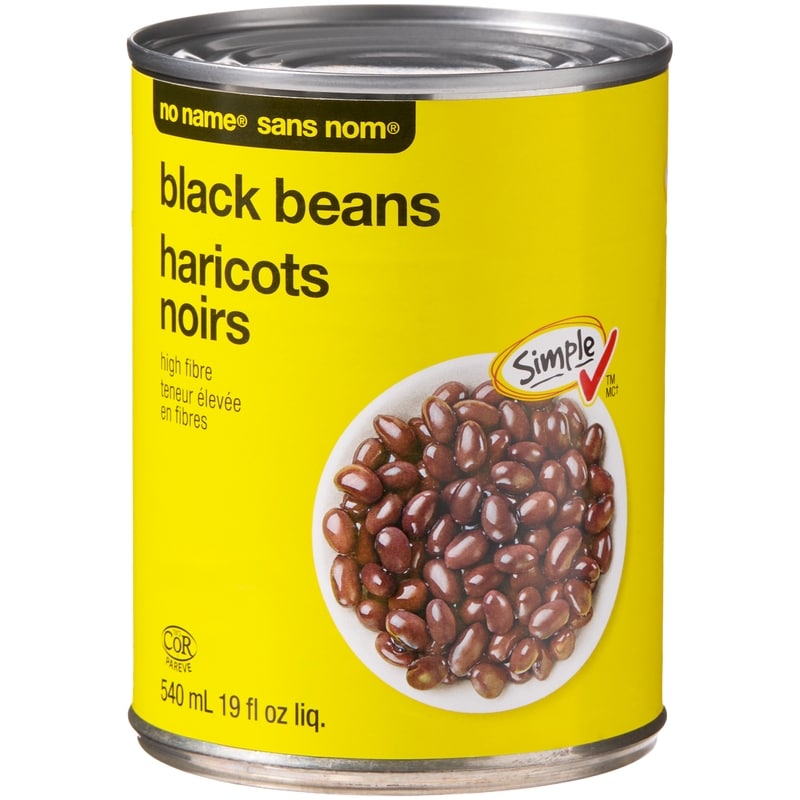 ※bean出品 No Name Black Beans - 540 ml | Zehrs