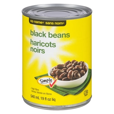 Sans Nom Haricots noirs 540 ml, 0,33 $/100ml
