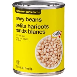 Sans Nom Petits haricots ronds blancs 540 ml, 0,33 $/100ml