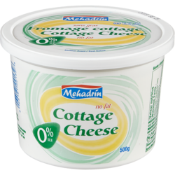 Mehadrin Fromage cottage casher 0 % 500 g, 2,20 $/100g