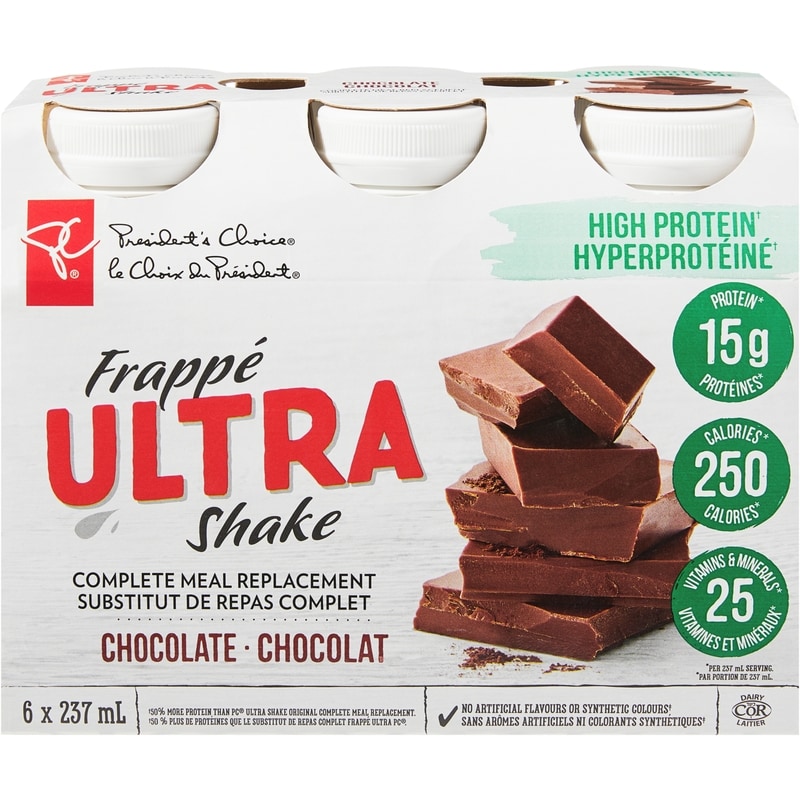 Chocolate Frappé Ultra Shake High Protein Complete Meal Replacement