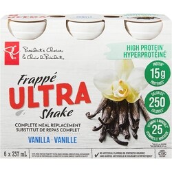 President's Choice Vanilla Frappé Ultra Shake Complete Meal