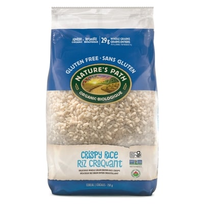 Nature's Path Organic Crispy Rice Cereal 750 g, $1.47/100g