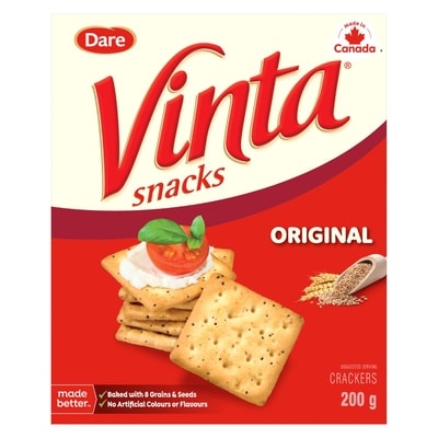 Dare Vinta Crackers Snacks Original 200 g, $1.50/100g