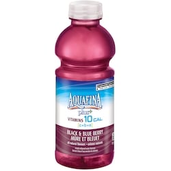 Aquafina Eau Plus Mûre et Myrtille 591 ml, 0,42 $/100ml