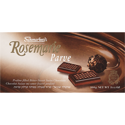 Schmerlings Chocolat Rosemarie Parve 100 g, 9,49 $/100g